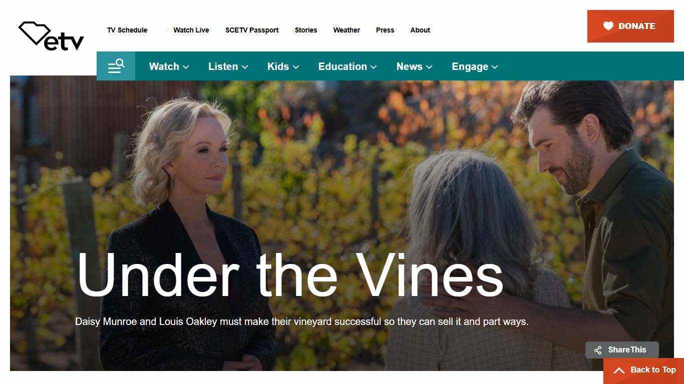 Under the Vines | Show | South Carolina ETV